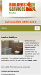 Mobile Screenshot of buildersserviceslondon.co.uk